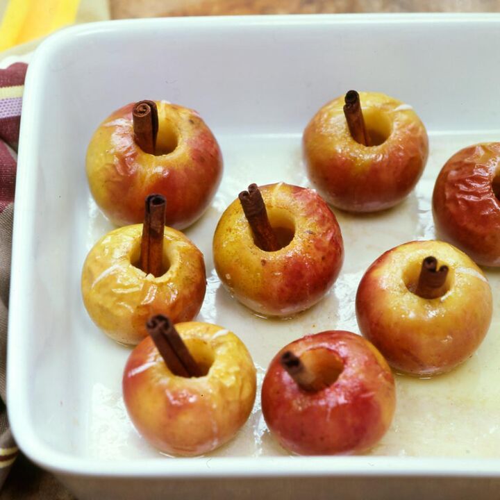 manzanas al horno para la gastritis